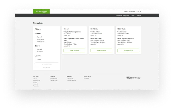Athletes and coaches using digital devices for comprehensive sports training platform management