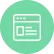 Payment and registration icon representing secure billing and user management system