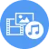 Support and guidance icon representing goal achievement and expert assistance
